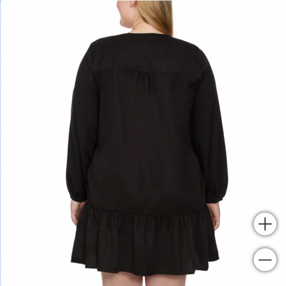 ☀️NWT Buffalo Long Sleeve Dress Black Size Large - Picture 5 of 14